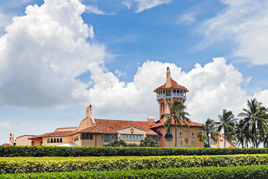 Mar-a-Lago na Floride je jednou z rezidencií exprezidenta.