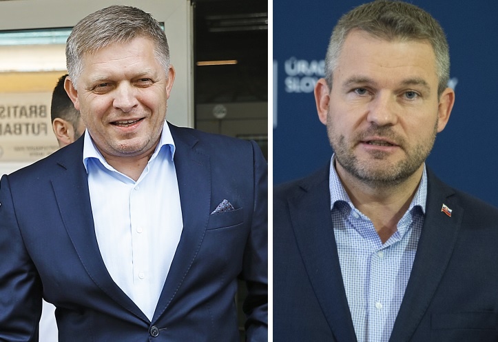 Robert Fico (vľavo) a