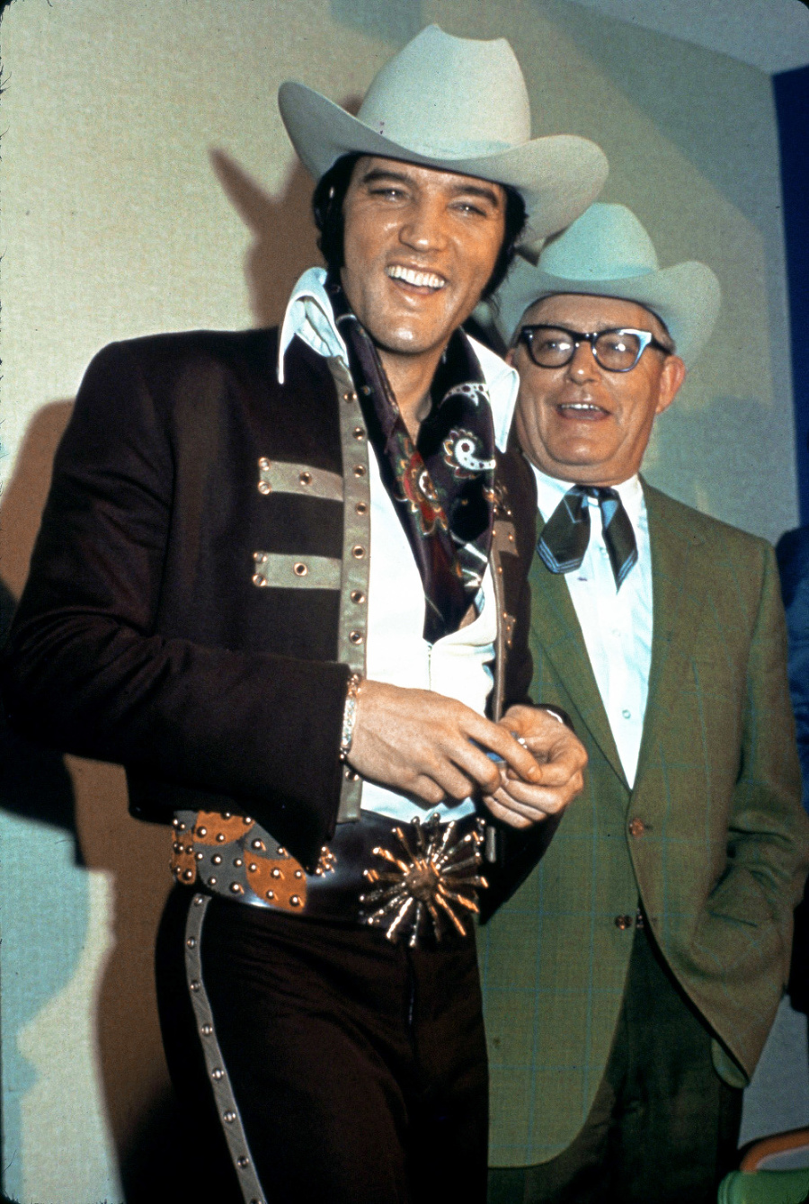 Elvis s manažérom Tomom