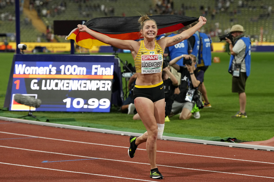 Nemecká atlétka Gina Lückenkemperová