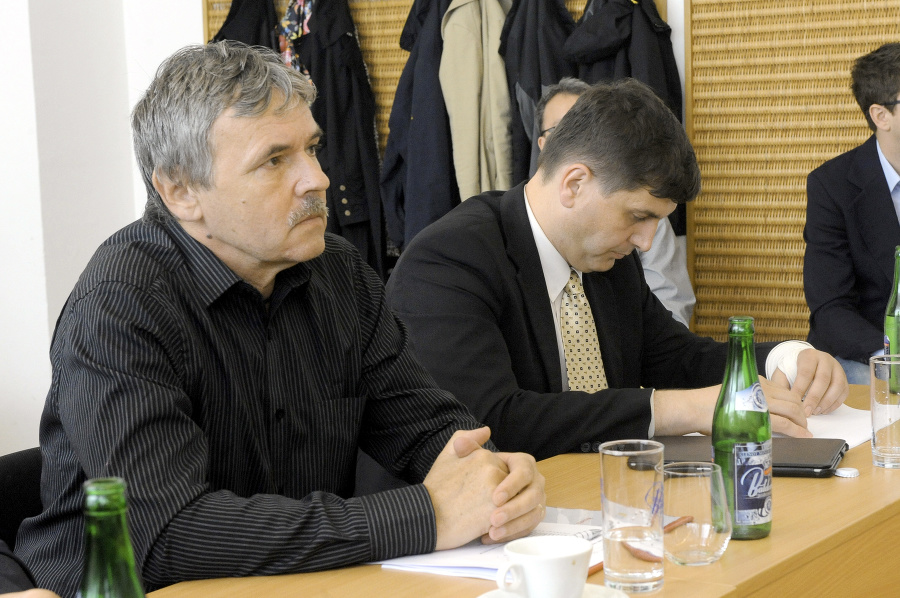 Publicista Juraj Hrabko (vľavo).