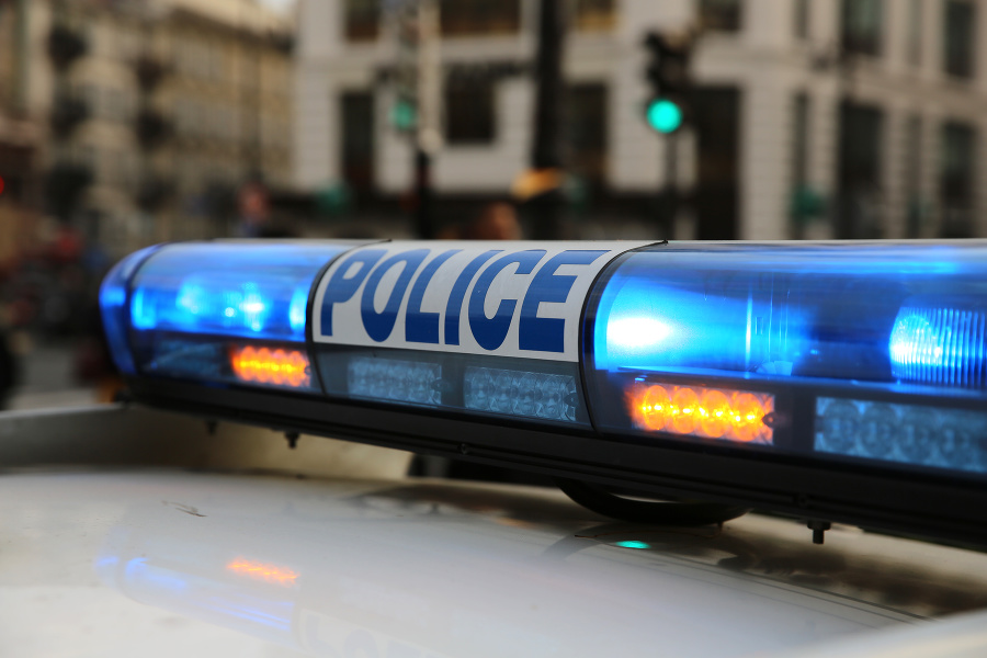 Police in Paris. France