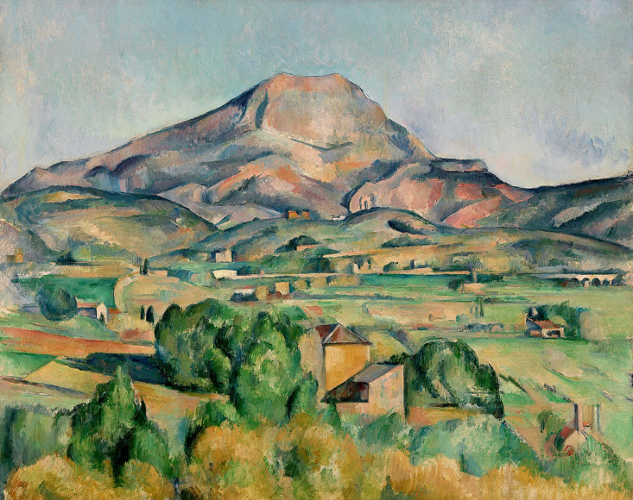 Paul Cézanne namaľoval viacero verzií Hory Sainte-Victoire. Jednu mal Allen.