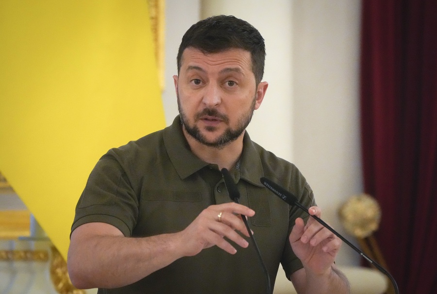 Ukrajinský prezident Volodymyr Zelenskyj.