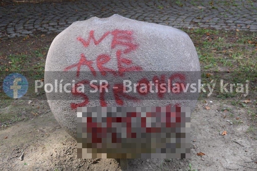 Za sprejovanie v bratislavskom parku hrozí mužovi rok väzenia.