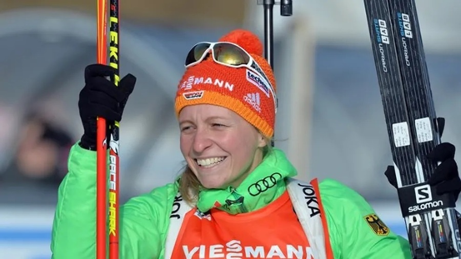 Nemecká biatlonistka Franziska Hildebrandová.