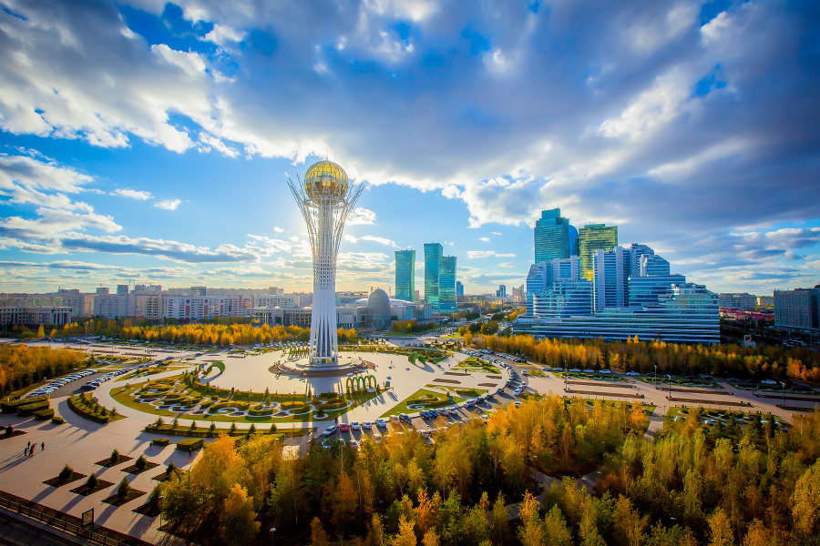 Hlavné mesto Kazachstanu Astana