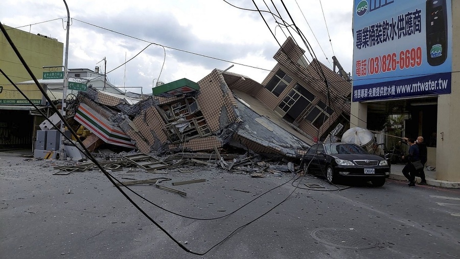 Taiwan po nedeľnom zemetrasení