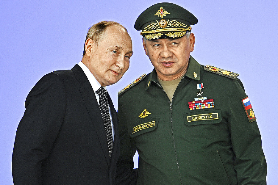 Putin a jeho minister