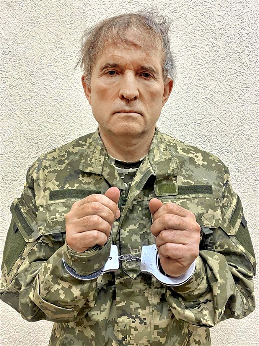 Viktora Medvedčuka chytila ukrajinská tajná služba v apríli.