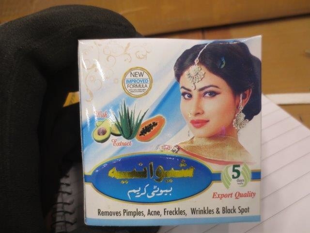 Na snímke pakistanský výrobok