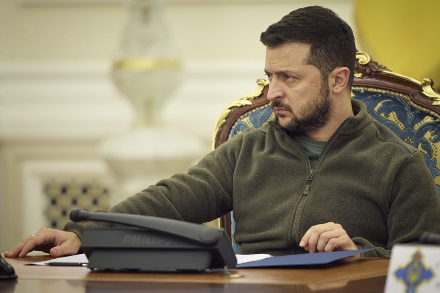 Ukrajinský prezident Volodymyr Zelenskyj.