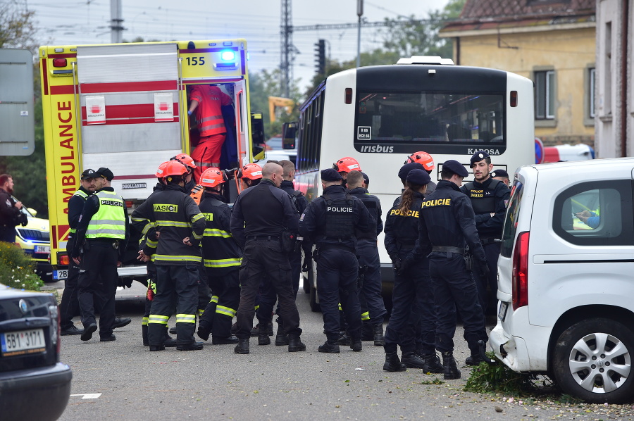 Prevádzač s dodávkou havaroval na kraji Břeclavu po tom, čo sa snažil ujsť policajnej hliadke.