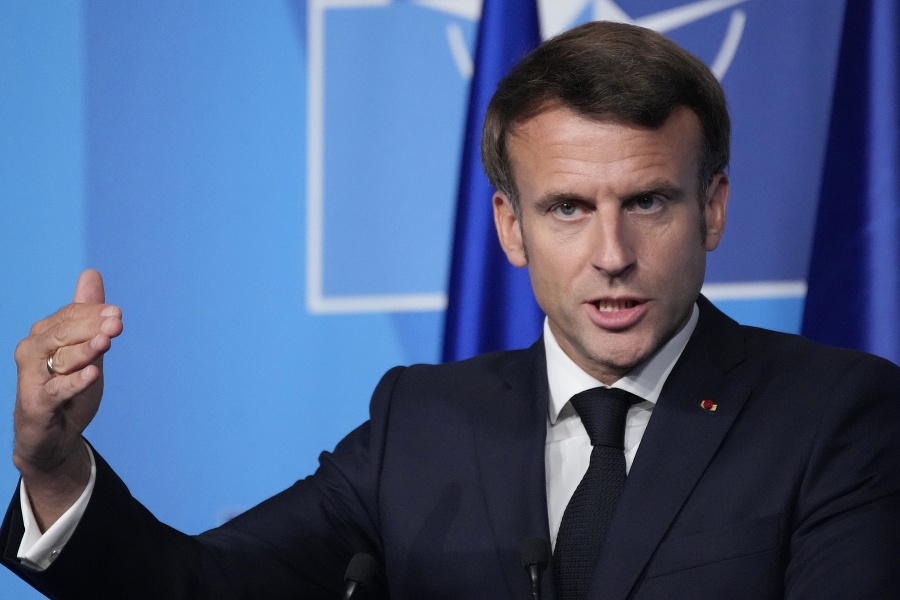 Francúzsky prezident Emmanuel Macron.