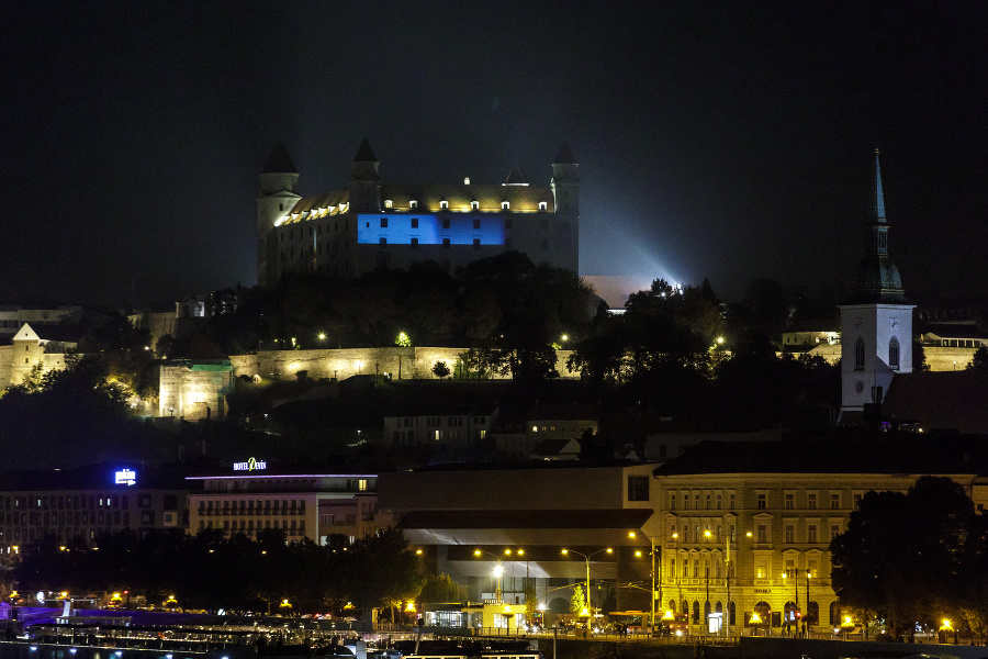 Na snímke Bratislavský hrad