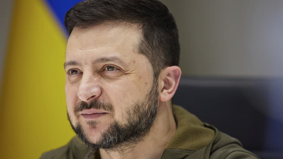 Ukrajinský prezident Volodymyr Zelenskyj.