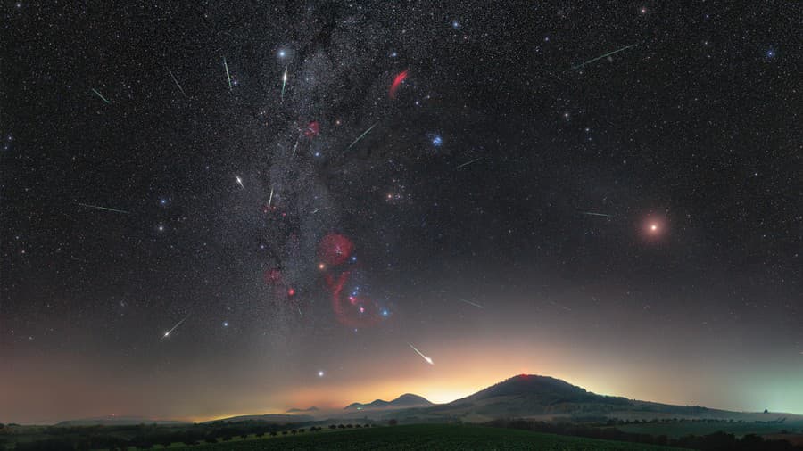 Maximum meteorického roja Orionidy