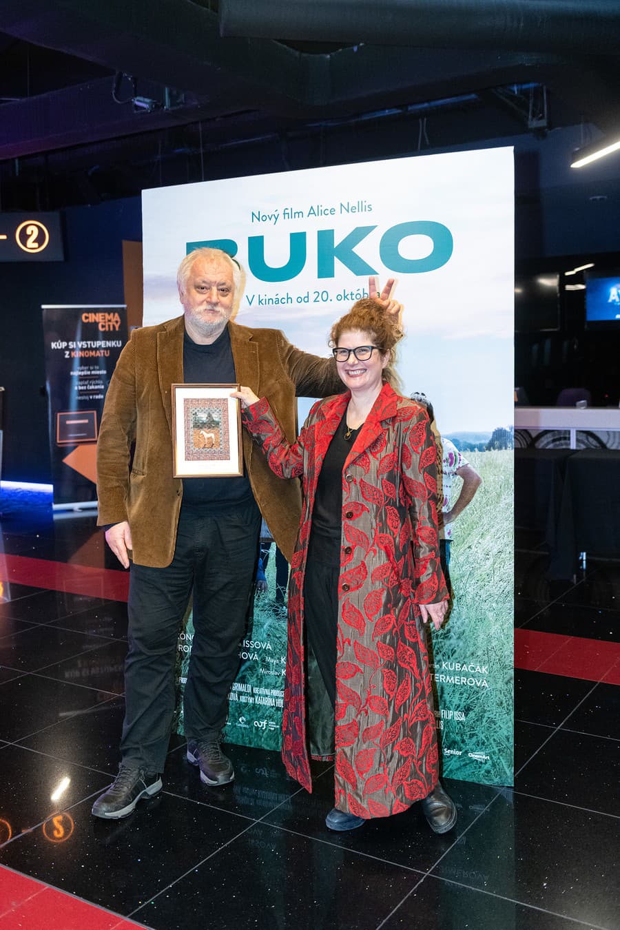 Na premiéru filmu Alice