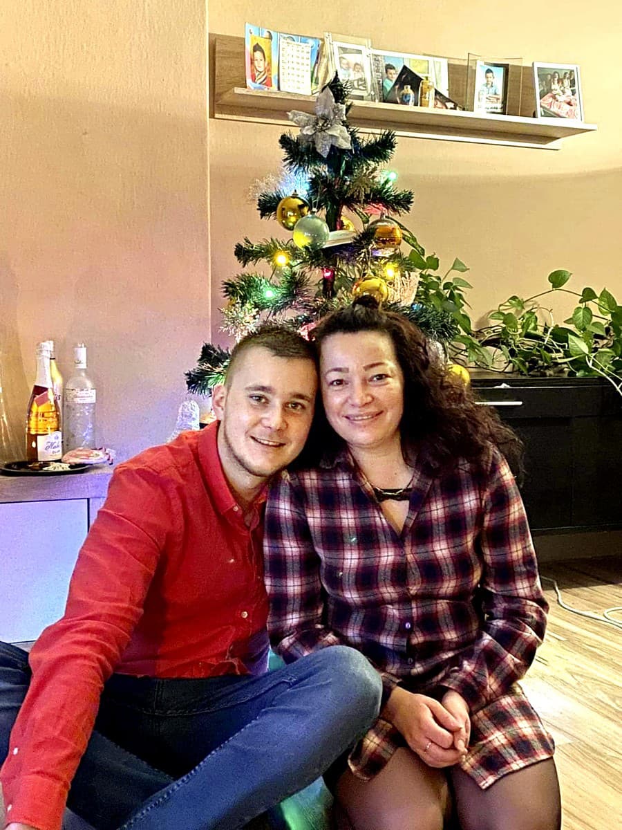 S priateľkou Vlastou v časoch, keď bol ešte zdravý.