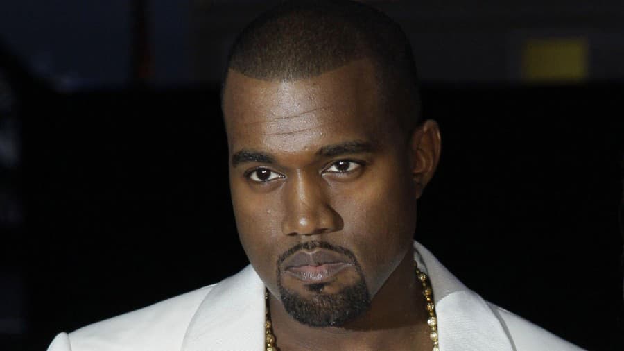Raper Kanye West