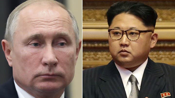 Vladimir Putin a Kim