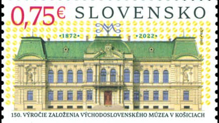 Poštová známka pre múzeum.
