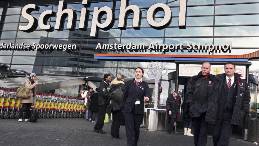 Letisko Schiphol v 