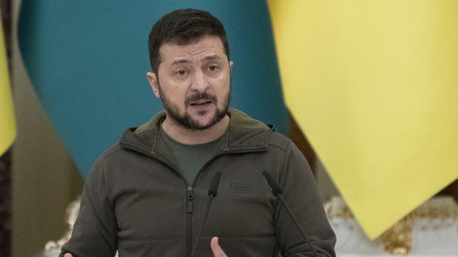 Ukrajinský prezident Volodymyr Zelenskyj.