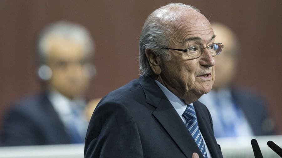 Joseph Blatter počas jedného