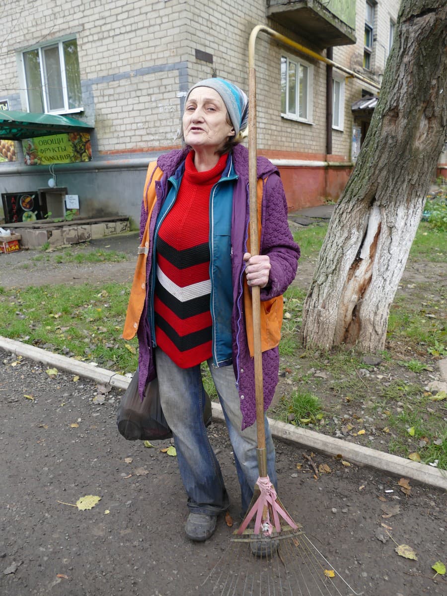 Dôchodkyňa sa rozhodla dožiť v Kramatorsku.