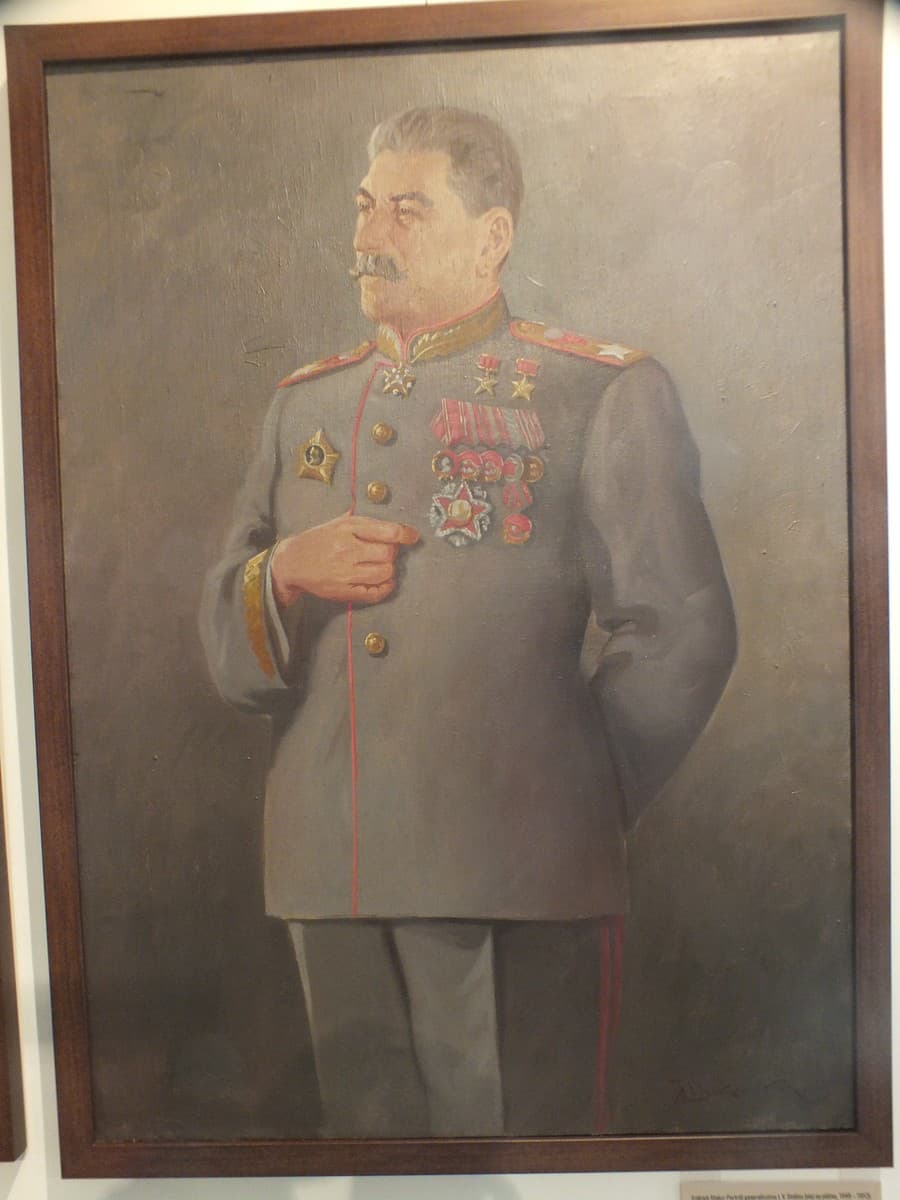 Portrét generalissima J.V. Stalina