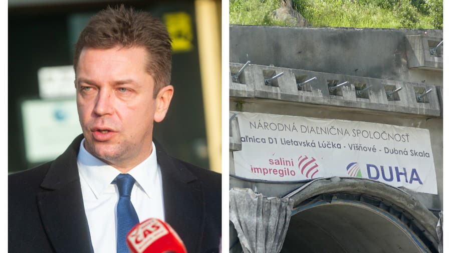 Minister dopravy Andrej Doležal a tunel Višňové.