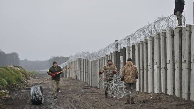 Na hraniciach Bieloruska s
