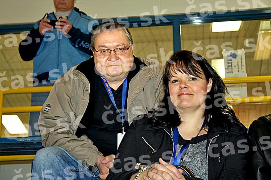 Starý otec Ľubomír Dzurilla (brat Vlada) a mama Jeanett.