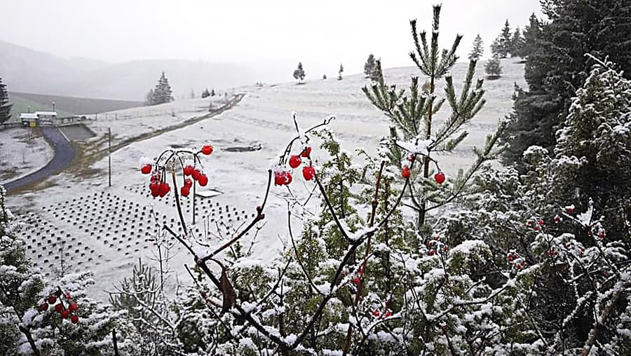 Vo štvrtok sa v Liptovskej Tepličke objavila prvá snehová prikrývka.
