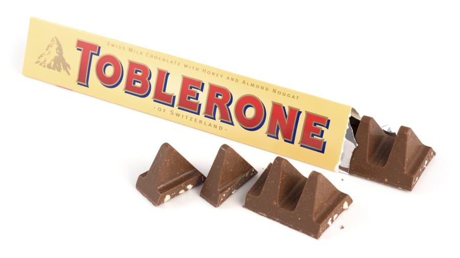 Toblerone je obľúbenou čokoládou