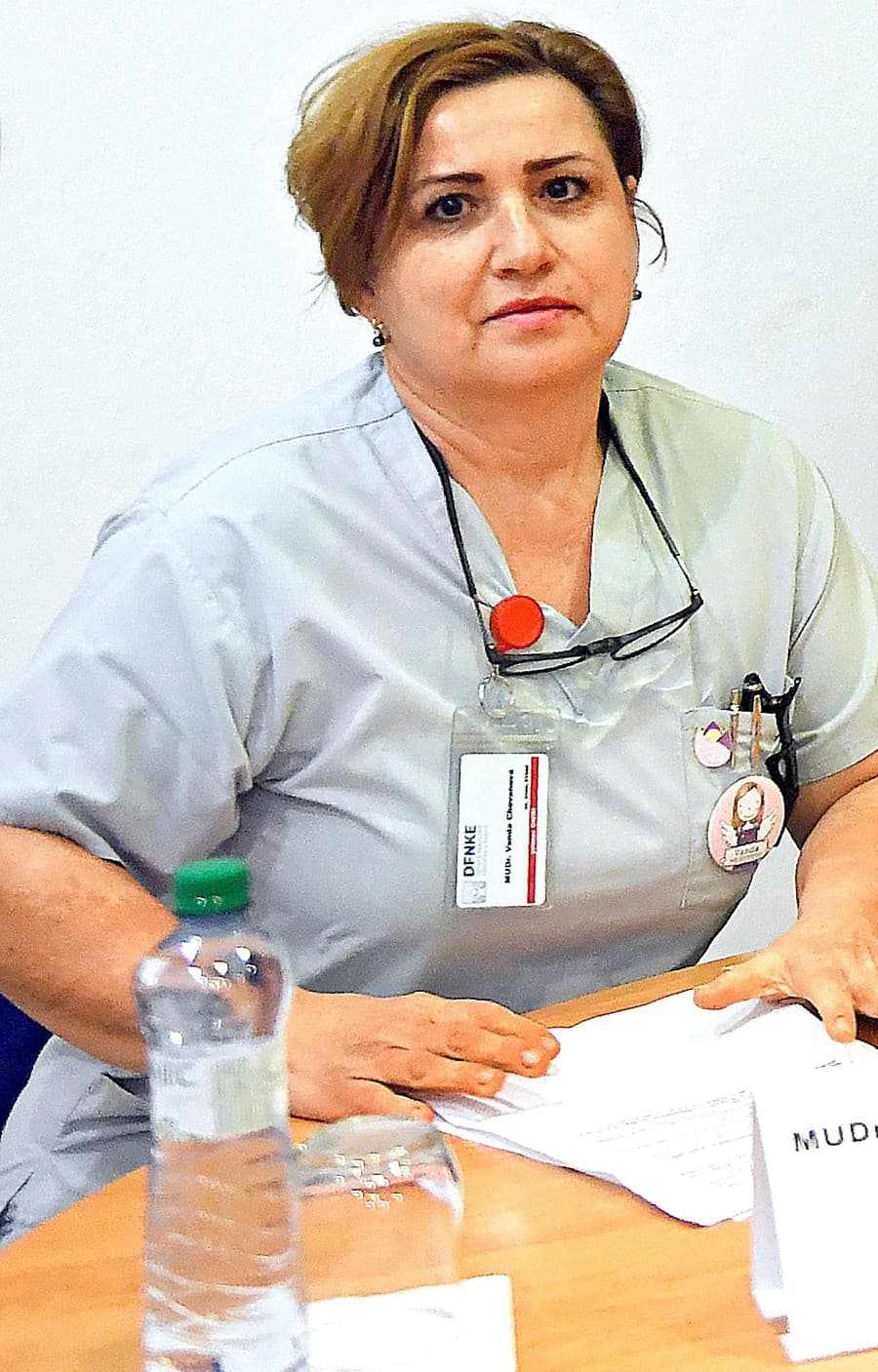 Vanda Chovanová, primárka odd. neonatologickej intenzívnej medicíny DFN Košice