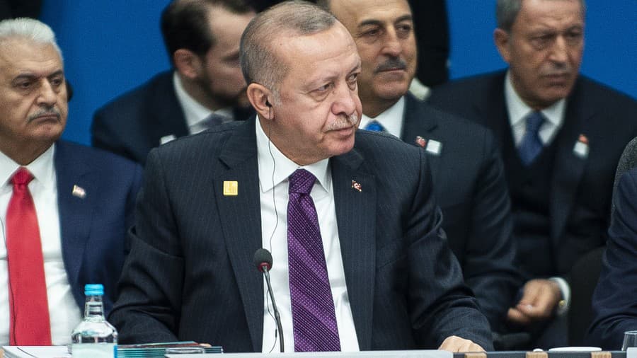 Na snímke turecký prezident