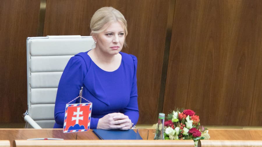 Prezidentka Zuzana Čaputová.