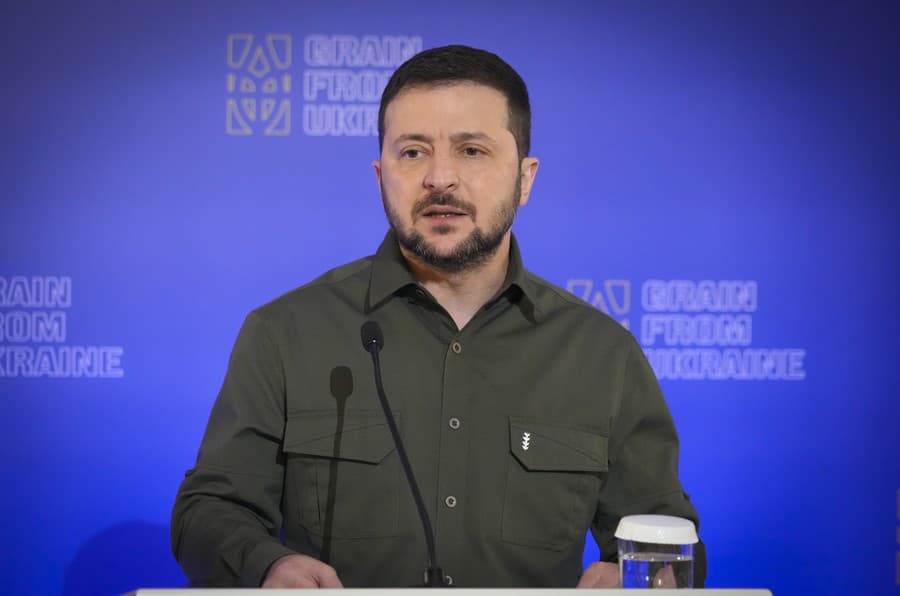 Ukrajinský prezident Volodymyr Zelenskyj.