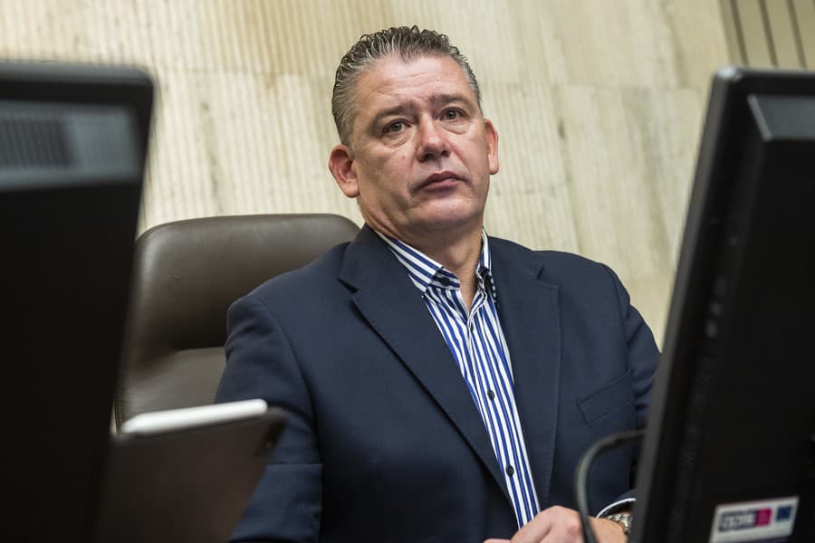 Na snímke minister vnútra SR Roman Mikulec (OĽaNO).