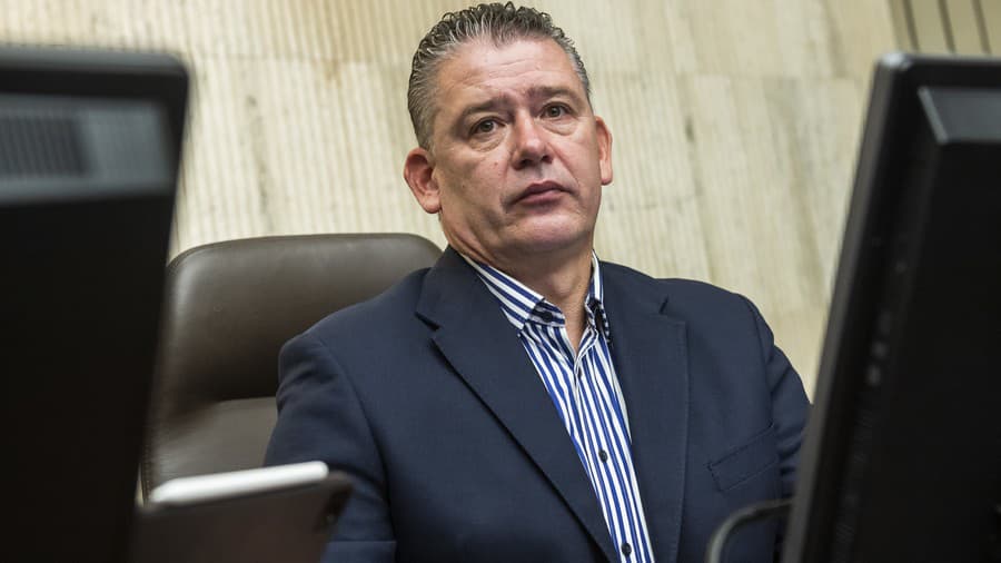 Na snímke minister vnútra SR Roman Mikulec (OĽaNO).
