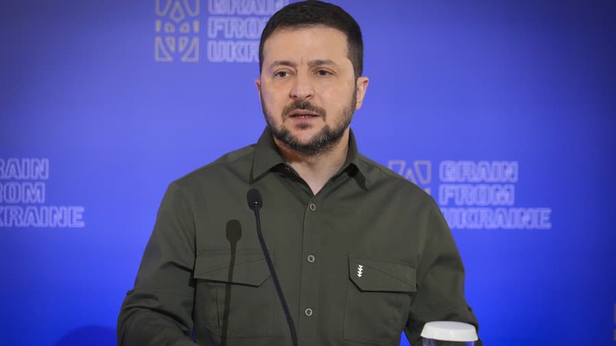 Ukrajinský prezident Volodymyr Zelenskyj.