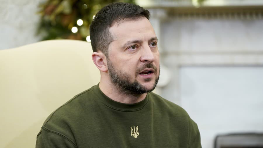 Ukrajinský prezident Volodymyr Zelenskyj.