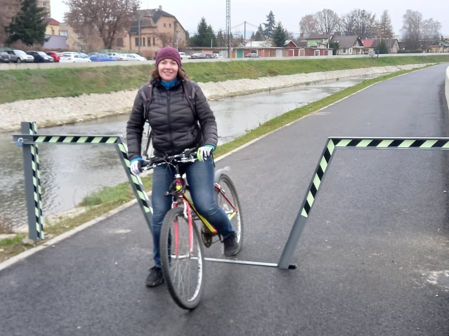 Cykloaktivistka Renáta Kmecová sa