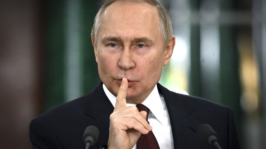 Ruský prezident Vladimir Putin.