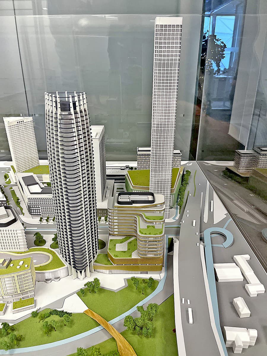 Na sociálnych sieťach sa objavil model Eurovea City aj s novým mrakodrapom.