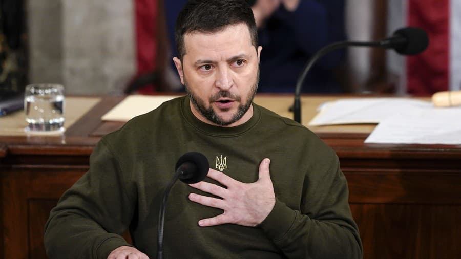 Ukrajinský prezident Volodymyr Zelenskyj.