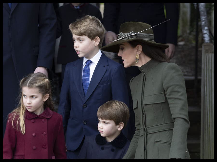 Princezná Kate s deťmi.