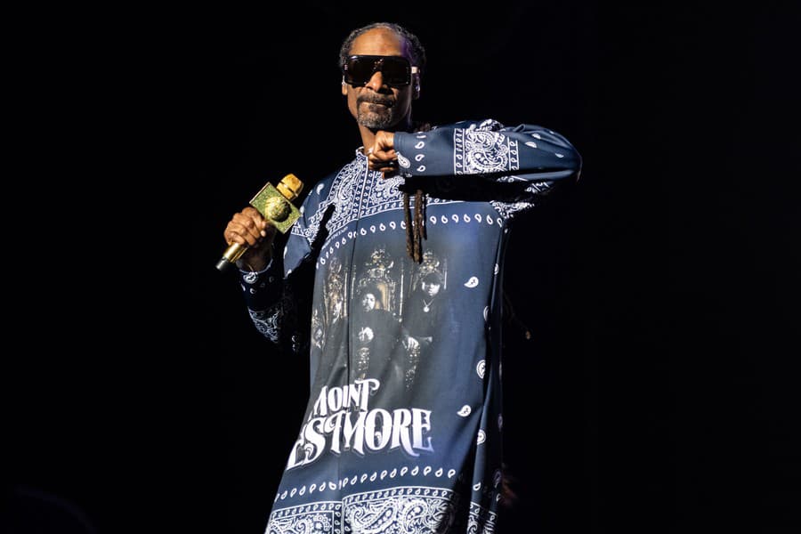 Raper Snoop Dogg.